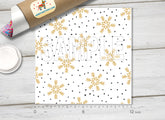 Snowflake Patterned Adhesive Vinyl X032